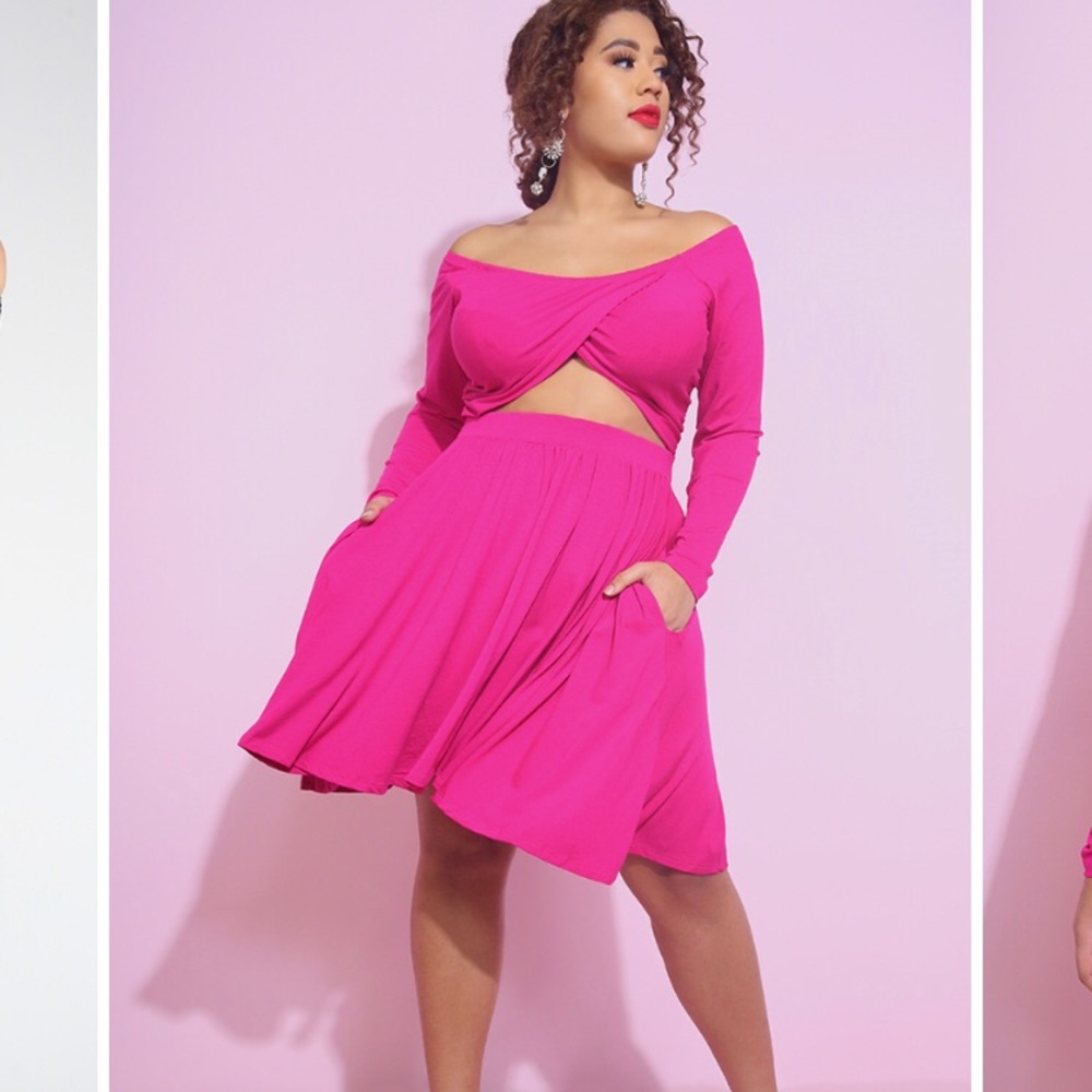 NWT Plus Size Rebdolls Skater Dress